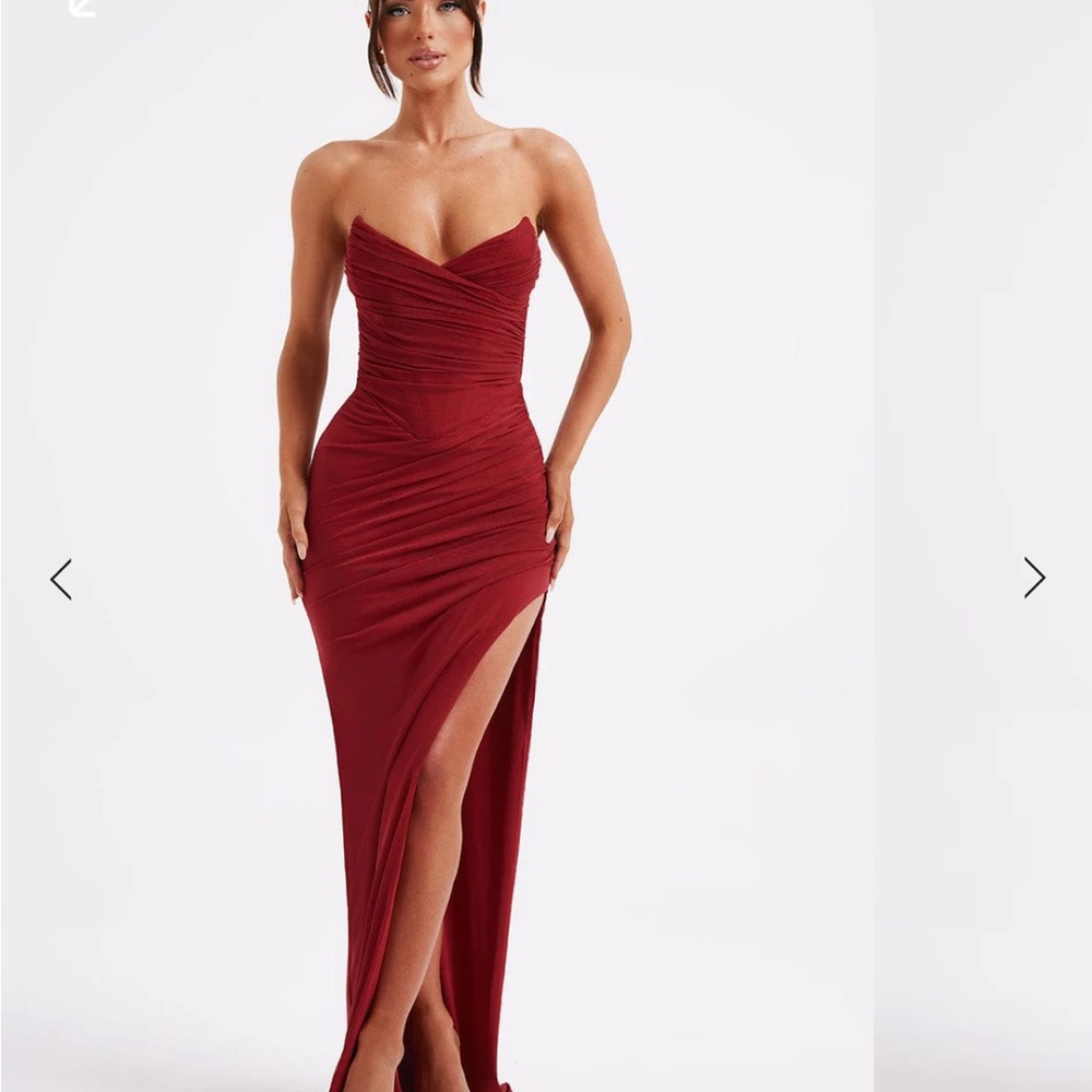 Baby Boo Fashion GIOVANNA MAXI DRESS - WINE
